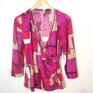 Chico’s Faux Wrap Top